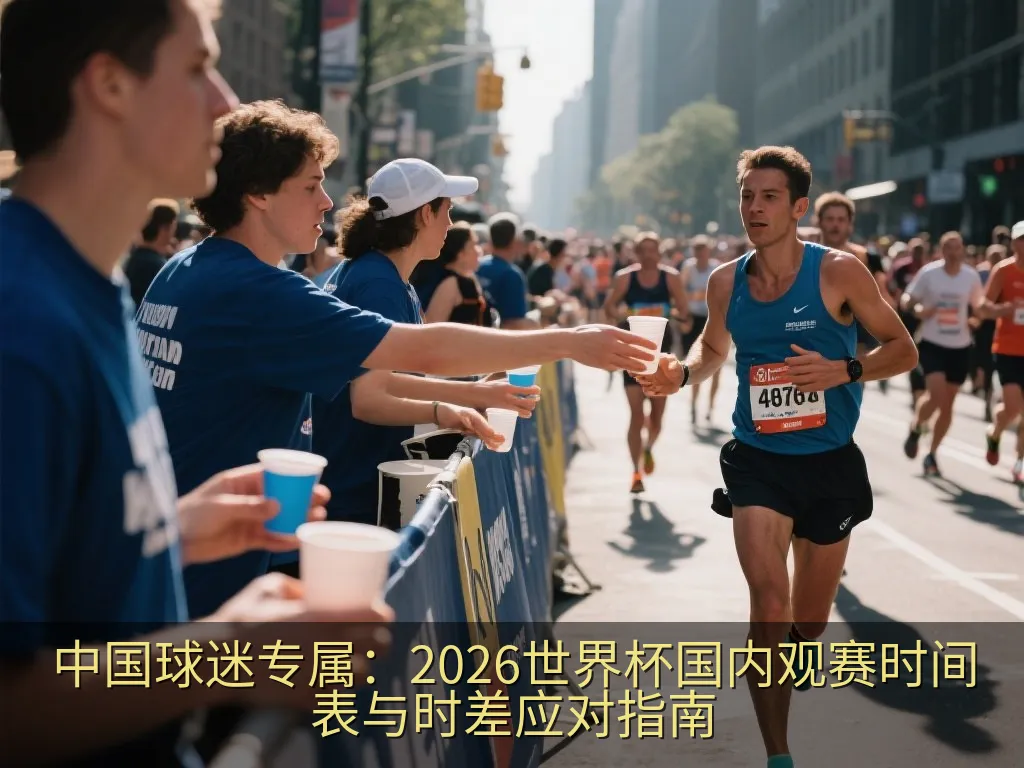 干净整洁的书桌，上面放着平板电脑显示的赛事日程表、一杯水和新鲜水果